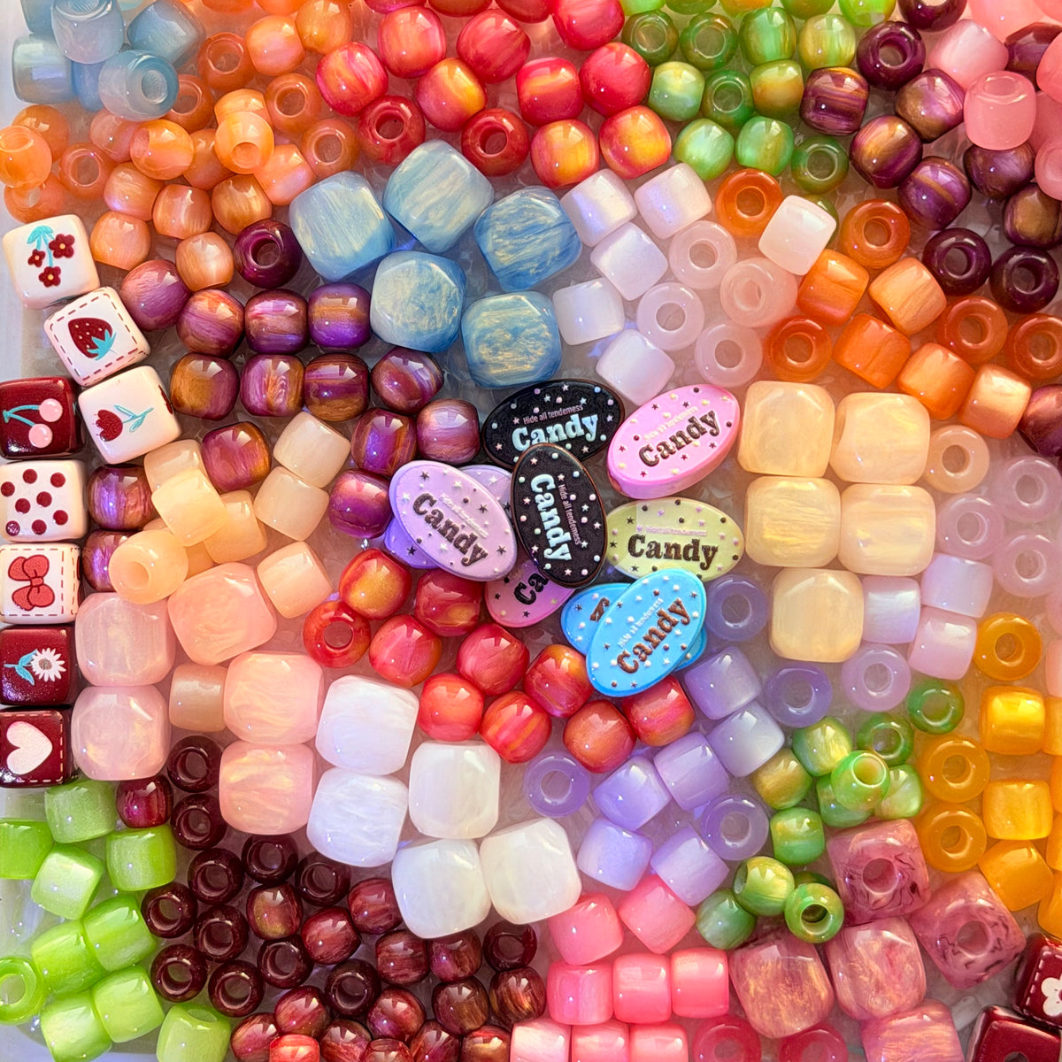 【Big Hole Beads 】Color Matching- Suitable For Utensils-Open in live
