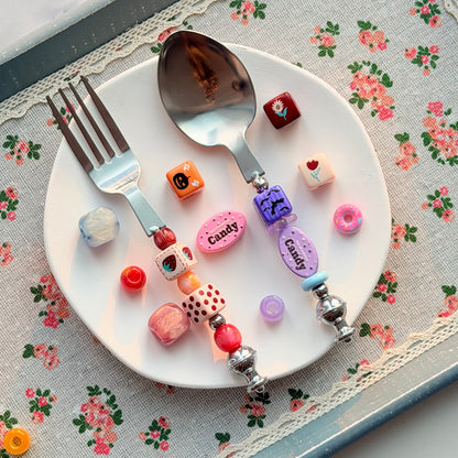 【Big Hole Beads 】Color Matching- Suitable For Utensils-Open in live